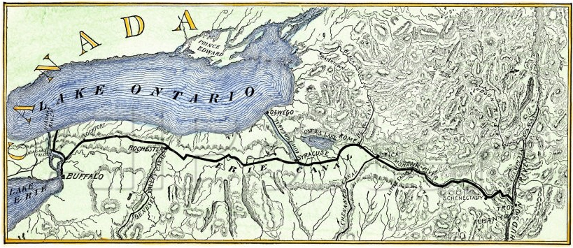 Erie Canal Map